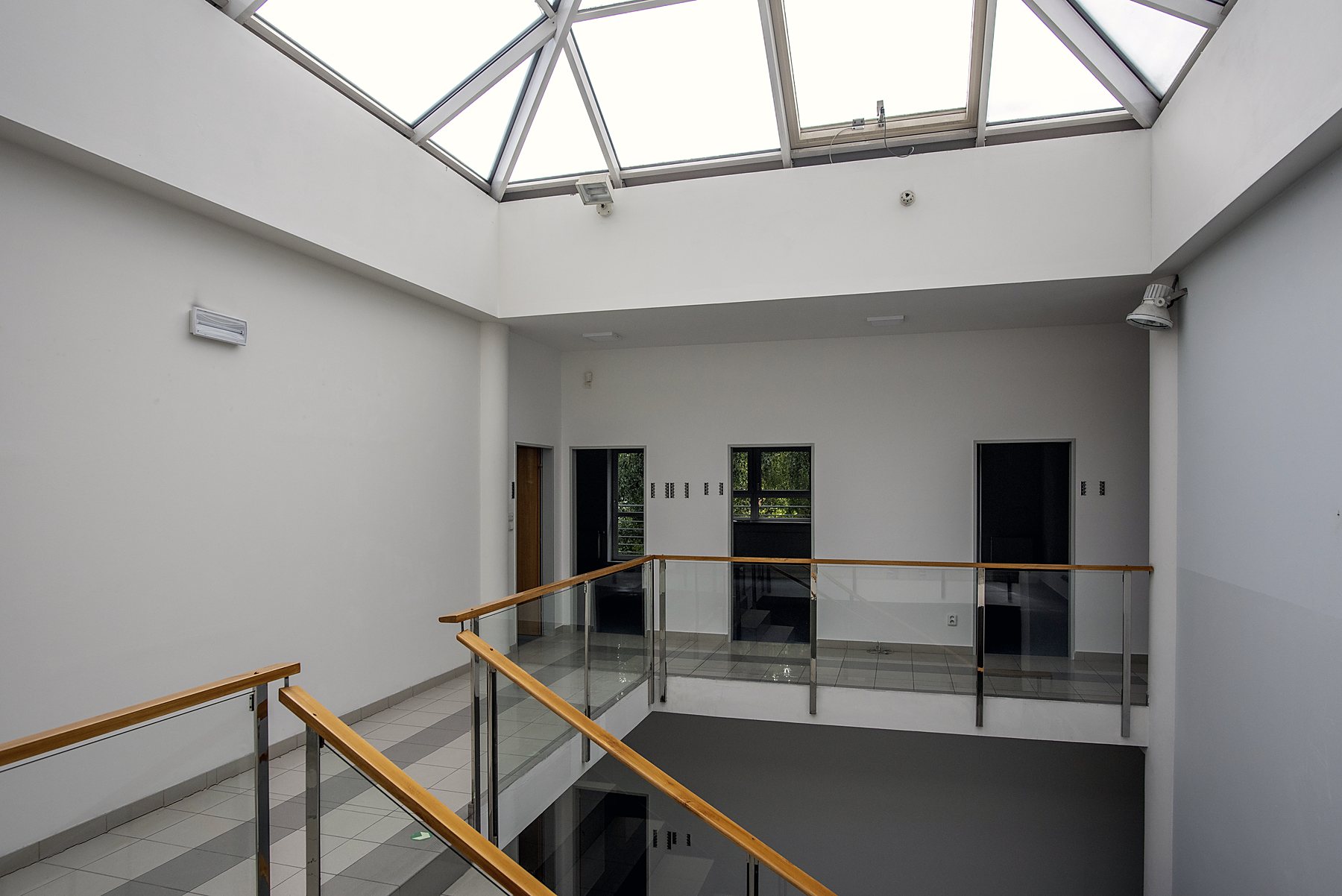 Skylit atrium
