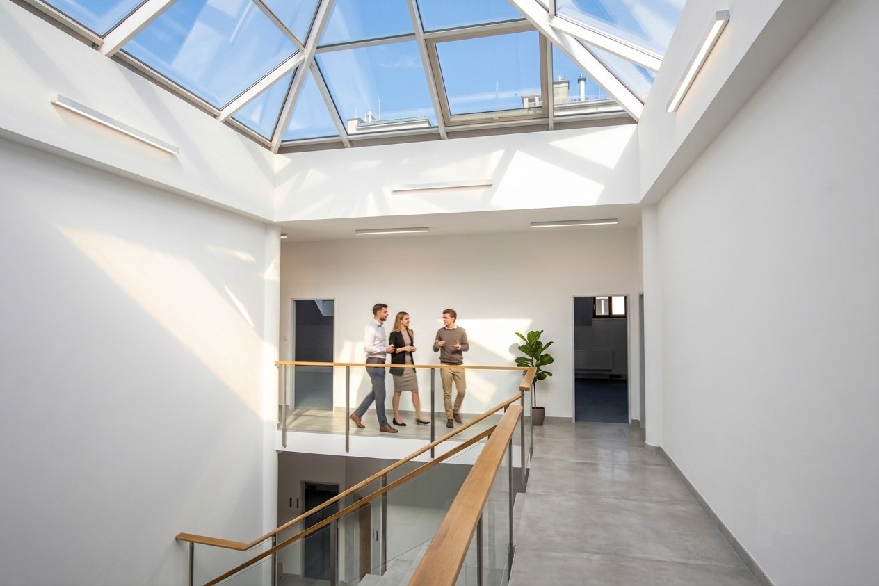 Skylit atrium — visualisation