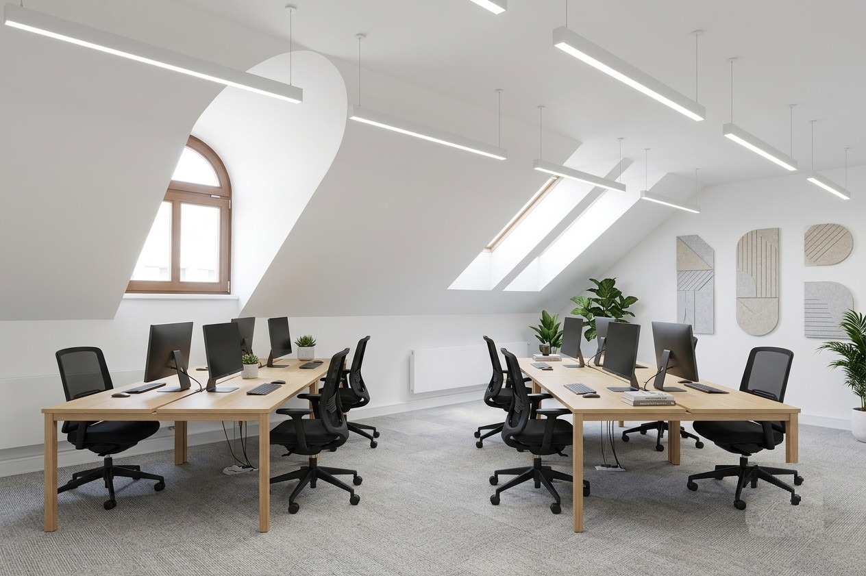 Top-floor office — visualisation